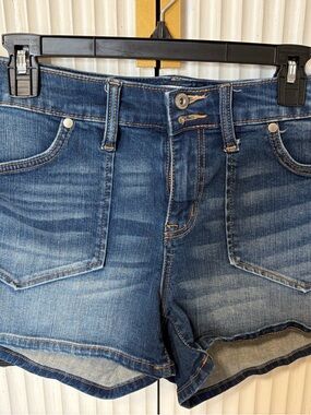 torrid Blue Washed Denim Jean Shorts